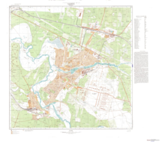 Slavuta (Ukraine) - Soviet Military City Plans
