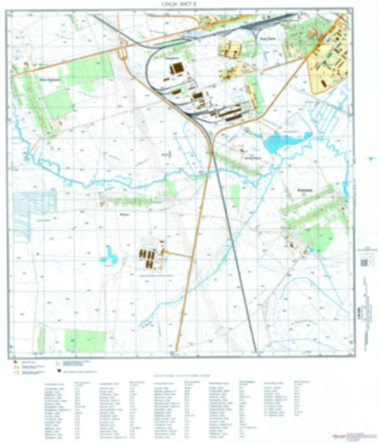 Slutsk 3 (Belarus) - Soviet Military City Plans