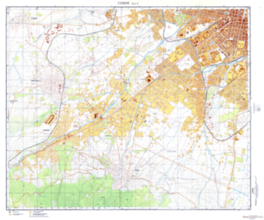 Sofia 3 (Bulgaria) - Soviet Military City Plans