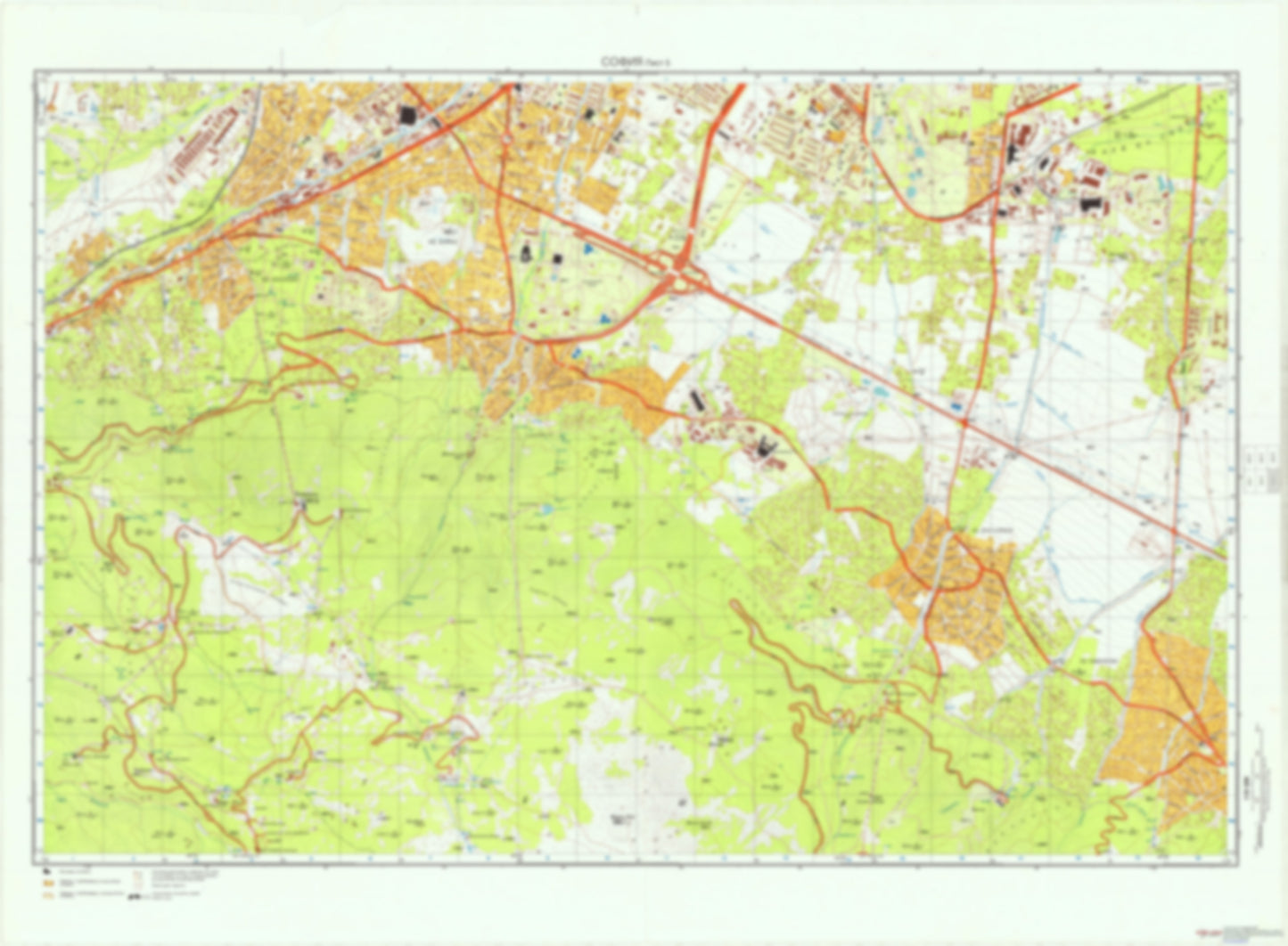 Sofia 5 (Bulgaria) - Soviet Military City Plans