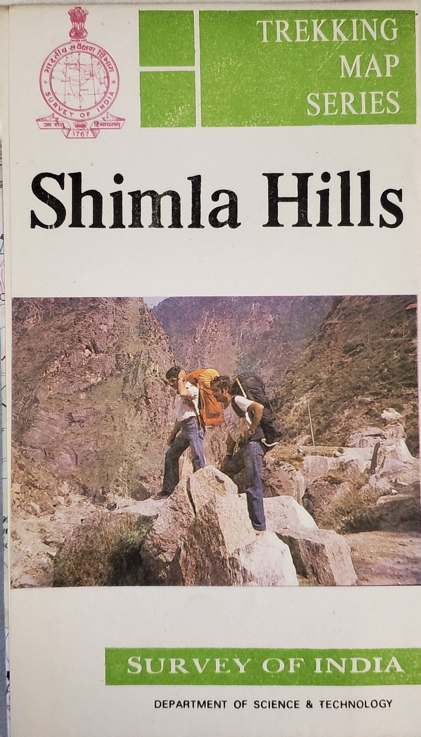 Shimla Hills Trekking Map