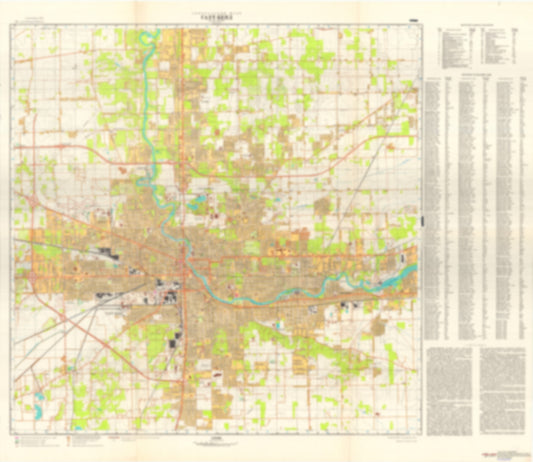 South Bend, IN (USA) - Soviet Military City Plans