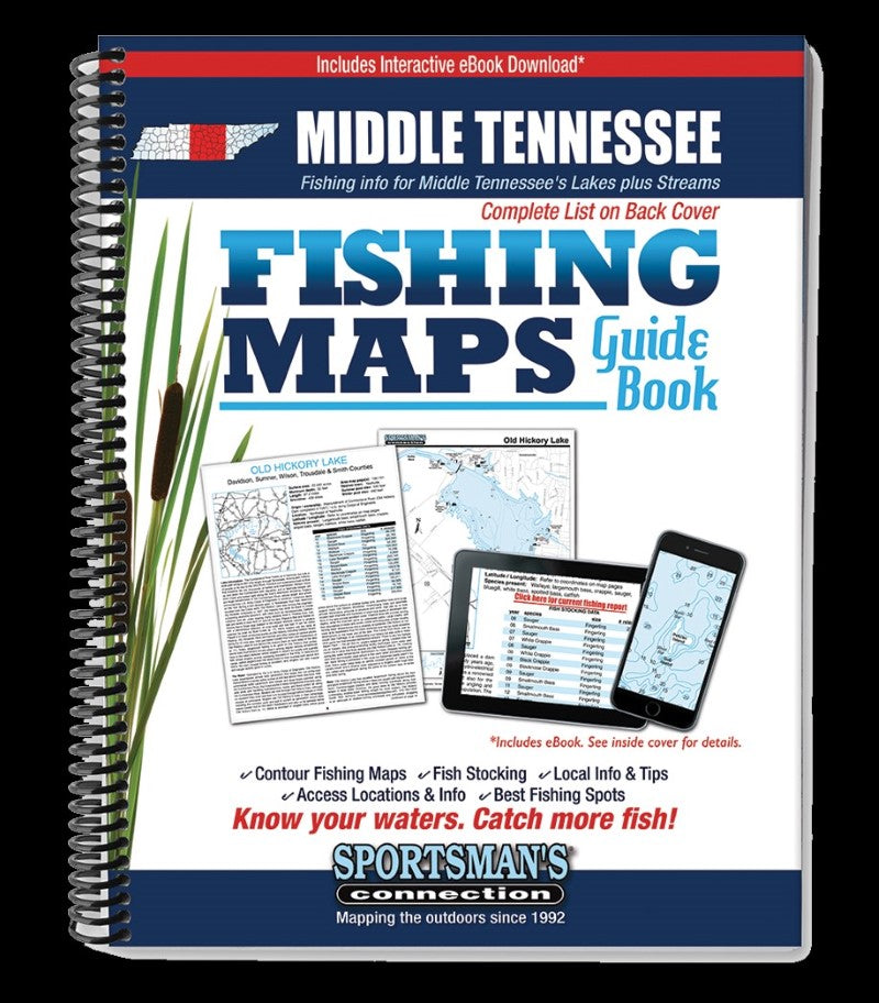 Middle Tennessee Fishing Map Guide