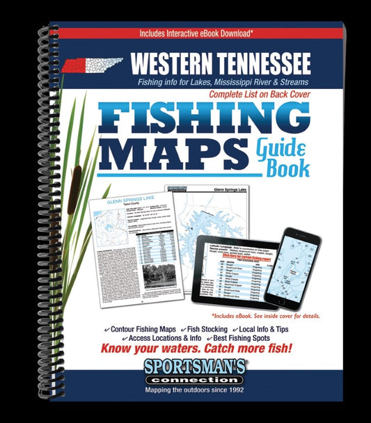 Western Tennessee Fishing Map Guide