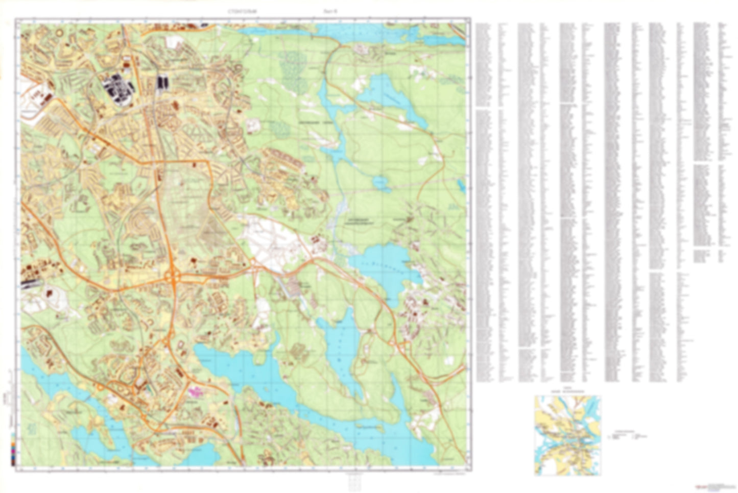 Stockholm 6 (Sweden) - Soviet Military City Plans