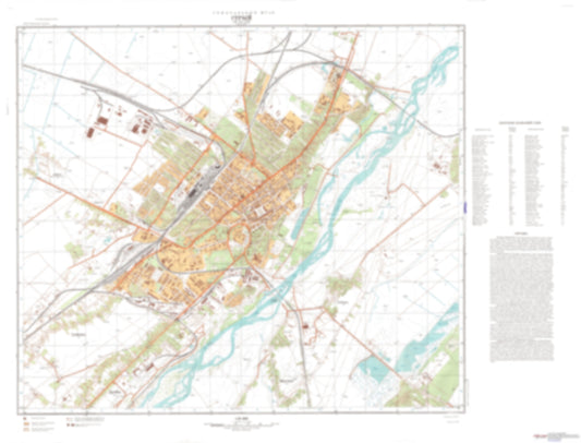 Stryi (Ukraine) - Soviet Military City Plans