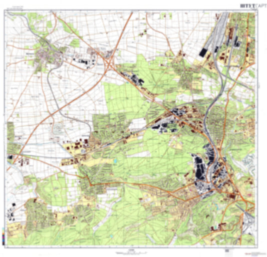 Stuttgart 1 (Germany) - Soviet Military City Plans