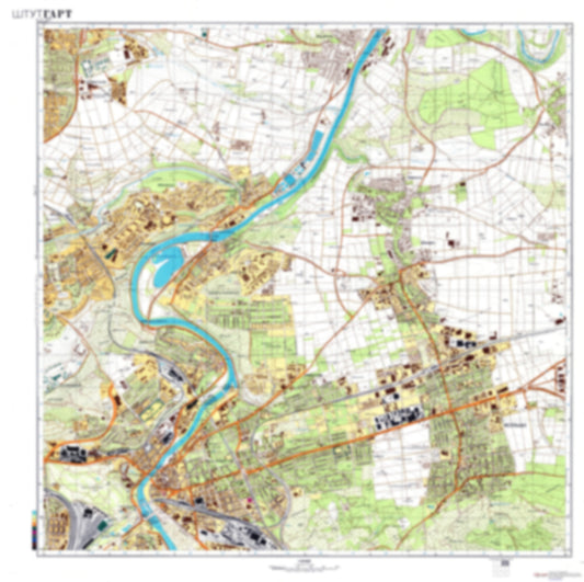 Stuttgart 2 (Germany) - Soviet Military City Plans