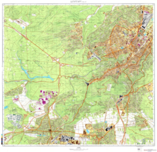 Stuttgart 3 (Germany) - Soviet Military City Plans