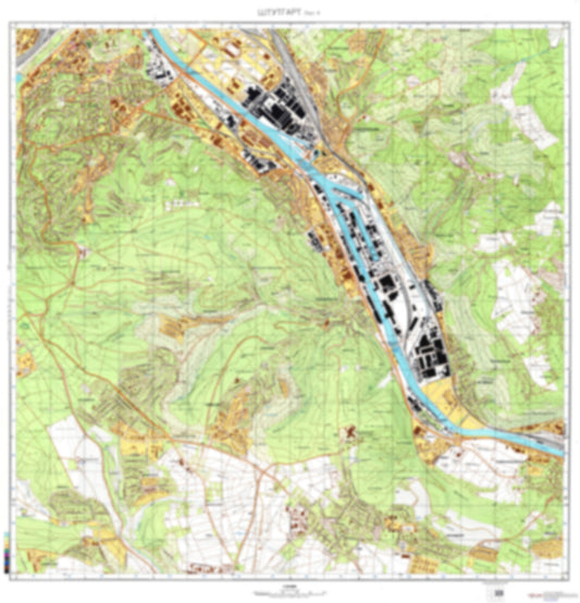 Stuttgart 4 (Germany) - Soviet Military City Plans
