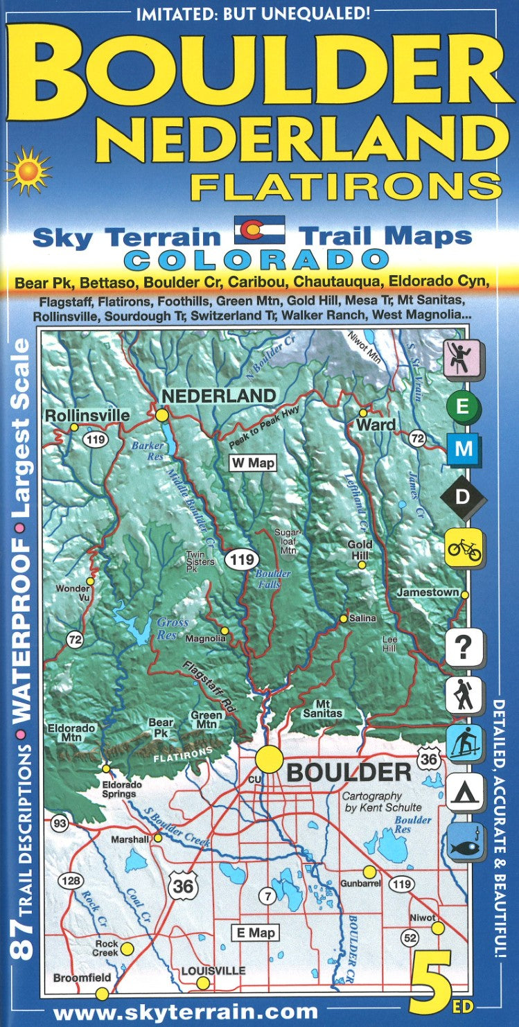 Boulder Nederland Trail Map