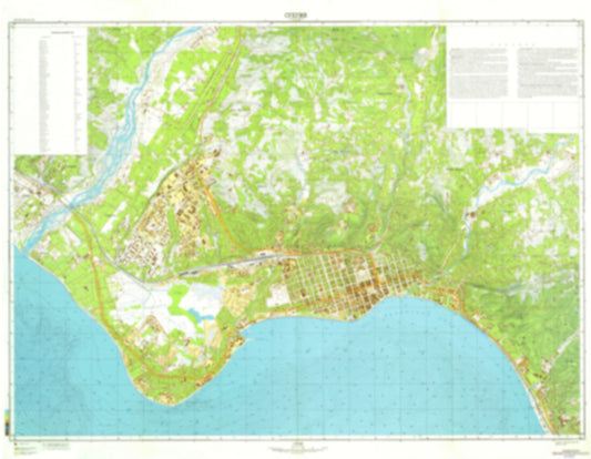 Sukhumi (Georgia) - Soviet Military City Plans