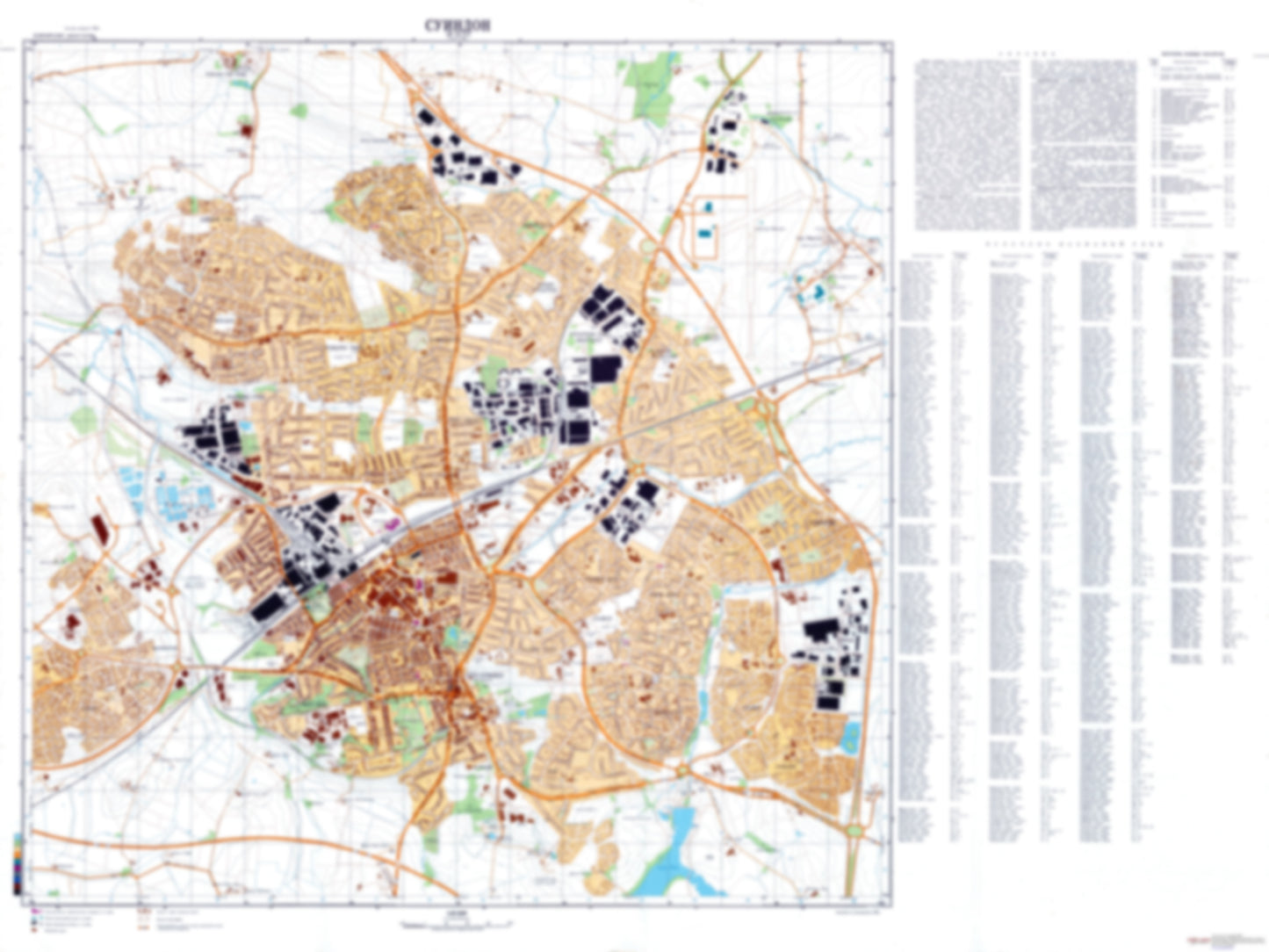 Swindon (UK) - Soviet Military City Plans