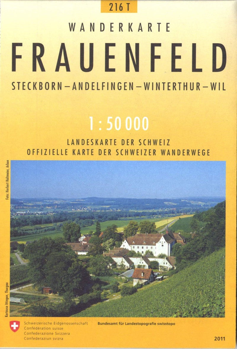 Frauenfeld : Switzerland 1:50,000 Topographic Hiking Series #216T