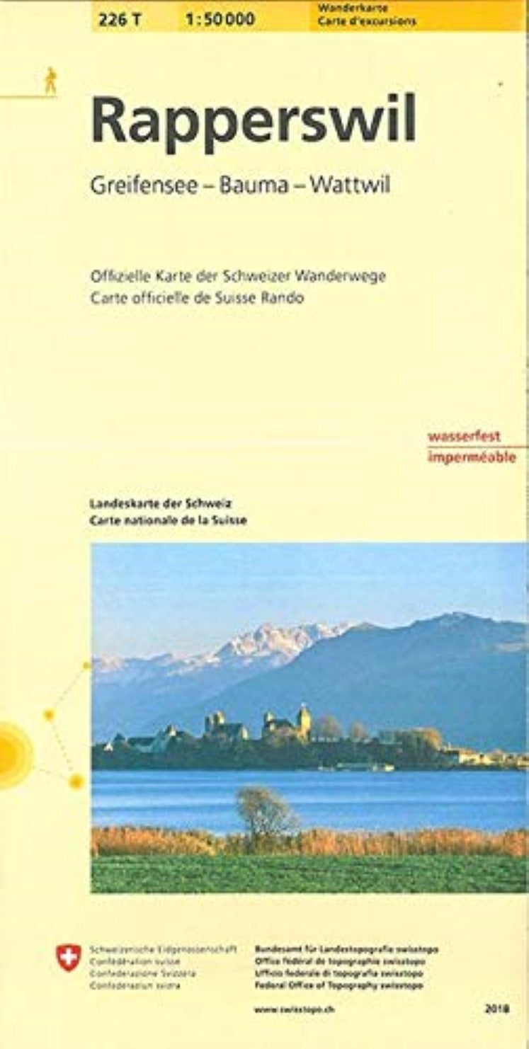 Rapperswil : Switzerland 1:50,000 Topographic Hiking Series #226T