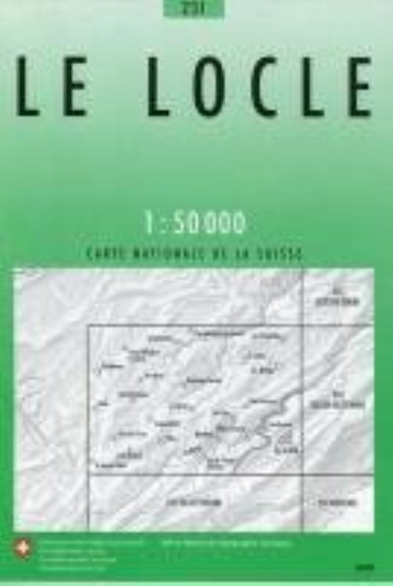 Le Locle : Switzerland 1:50,000 Topographic Hiking Series #231T