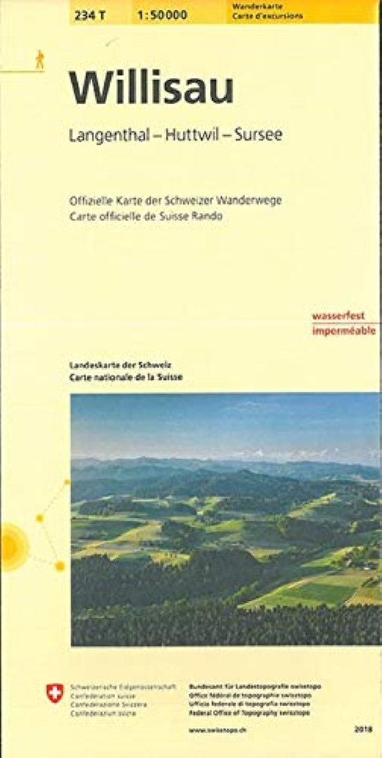 Wilisau : Switzerland 1:50,000 Topographic Hiking Series #234T