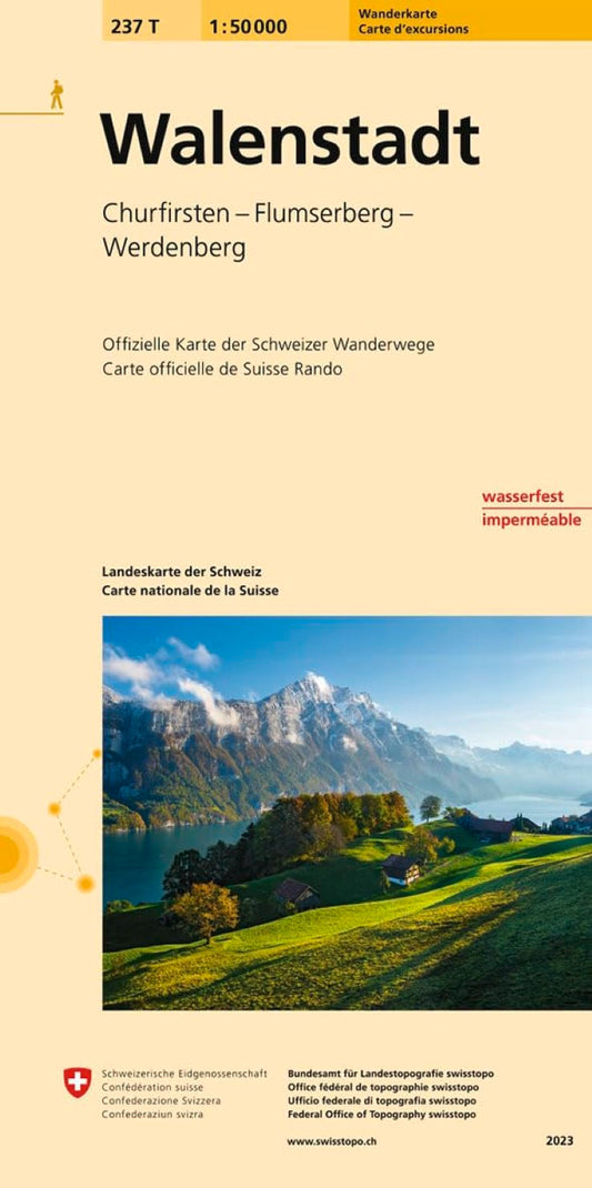 Walenstadt : Switzerland 1:50,000 Topographic Hiking Series #237T