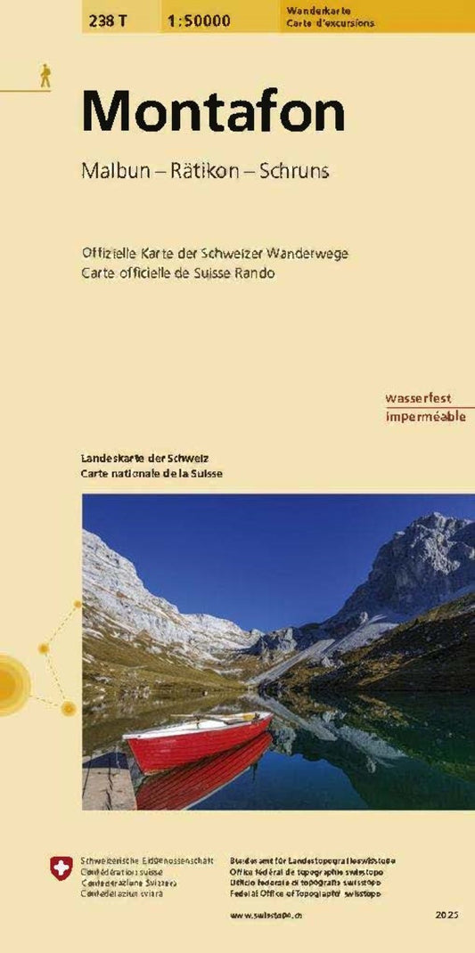 Montafon : Switzerland 1:50,000 Topographic Hiking Series #238T