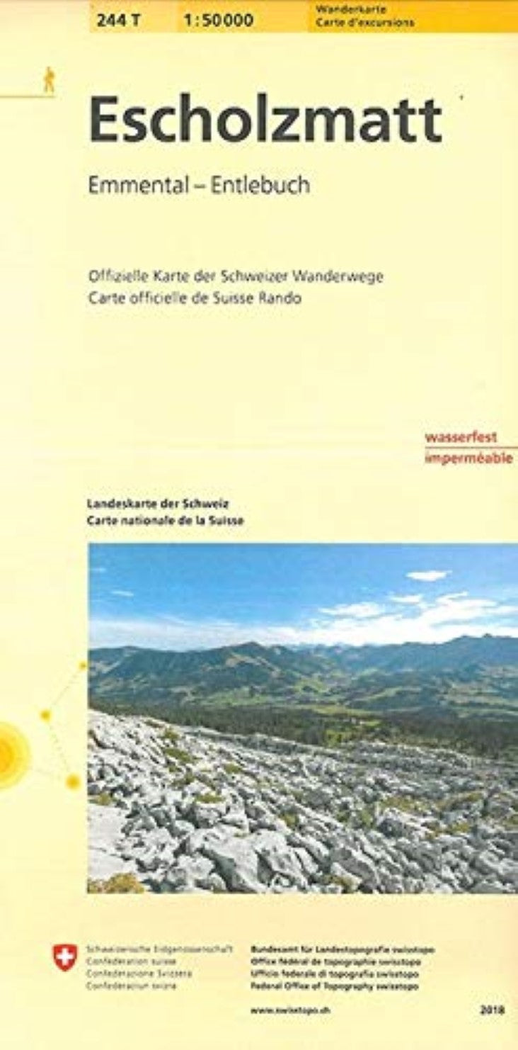 Escholzmatt : Switzerland 1:50,000 Topographic Hiking Series #244T