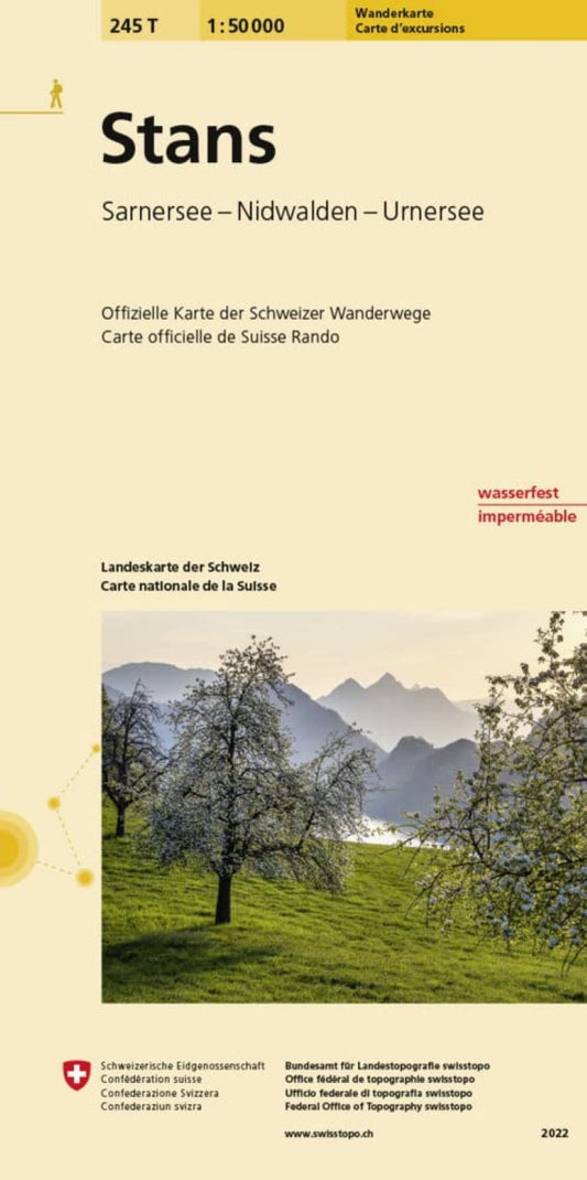 Stans : Switzerland 1:50,000 Topographic Hiking Series #245T