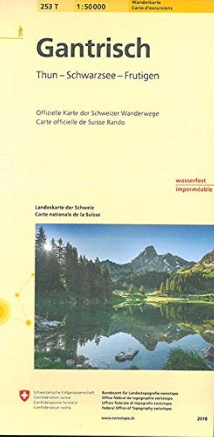 Gantrisch : Switzerland 1:50,000 Topographic Hiking Series #253T