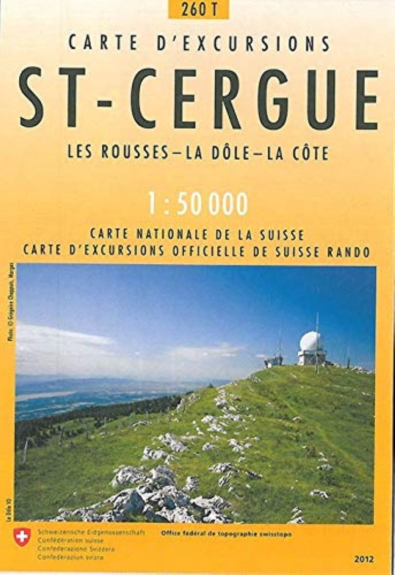 St. Cergue : Switzerland 1:50,000 Topographic Hiking Series #260T