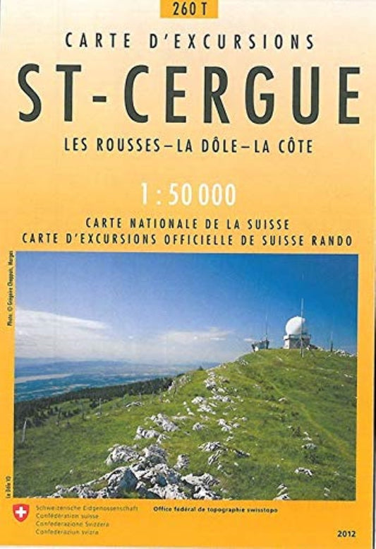 St. Cergue : Switzerland 1:50,000 Topographic Hiking Series #260T