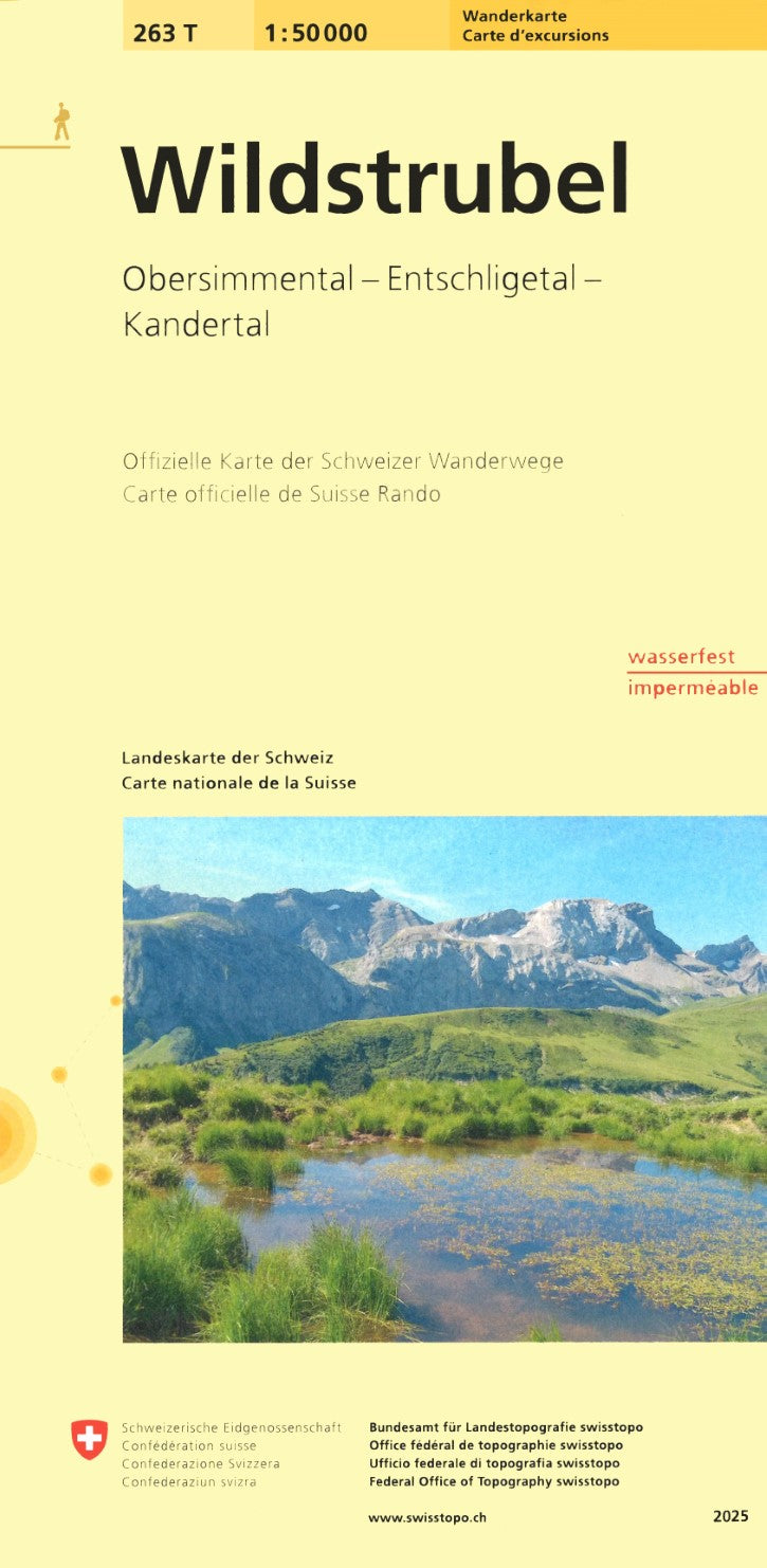 Wildstrubel : Switzerland 1:50,000 Topographic Hiking Series #263T