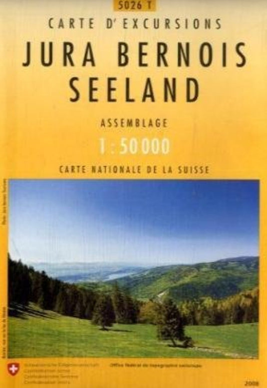 Jura bernois / Seeland  : Switzerland 1:50,000 Topographic Hiking Series #5026T (combination sheets)