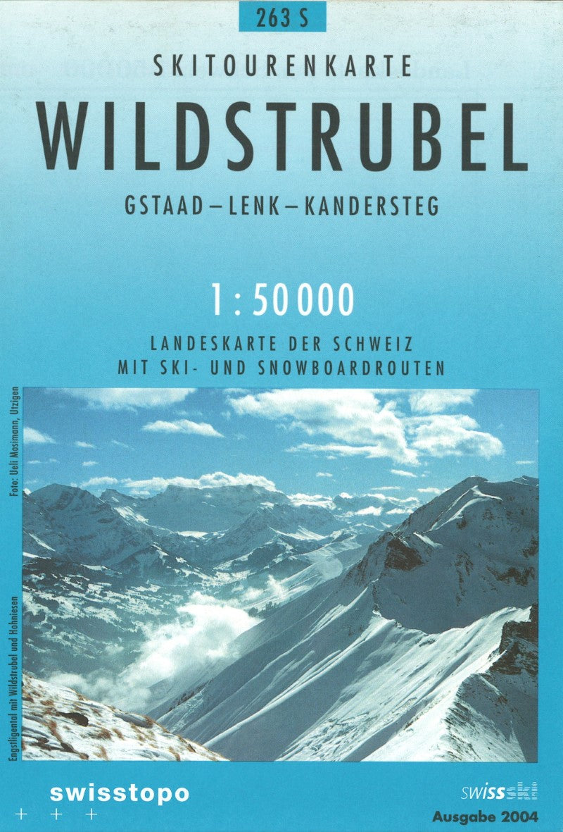 Wildstrubel - Gstaad - Lenk - Kandersteg : Switzerland 1:50,000 Topographic Ski Map #263S