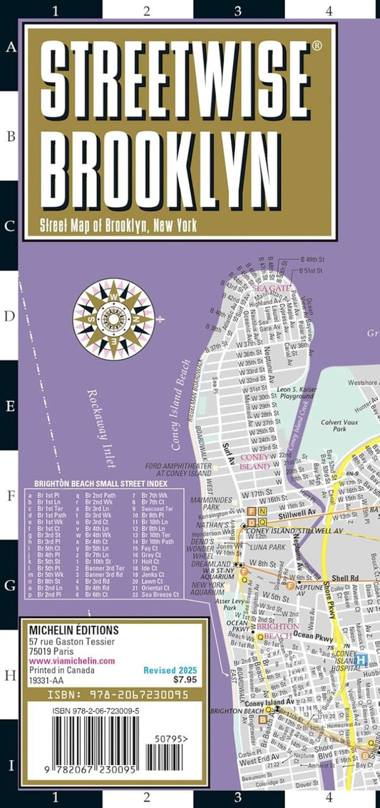 Streetwise Brooklyn : street map of Brooklyn, New York
