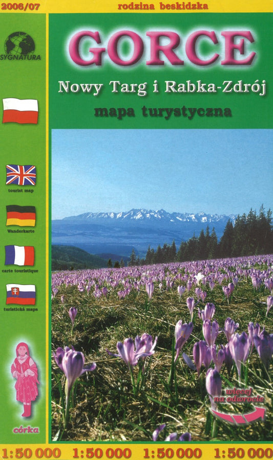 Gorce Mapa Turystyczna