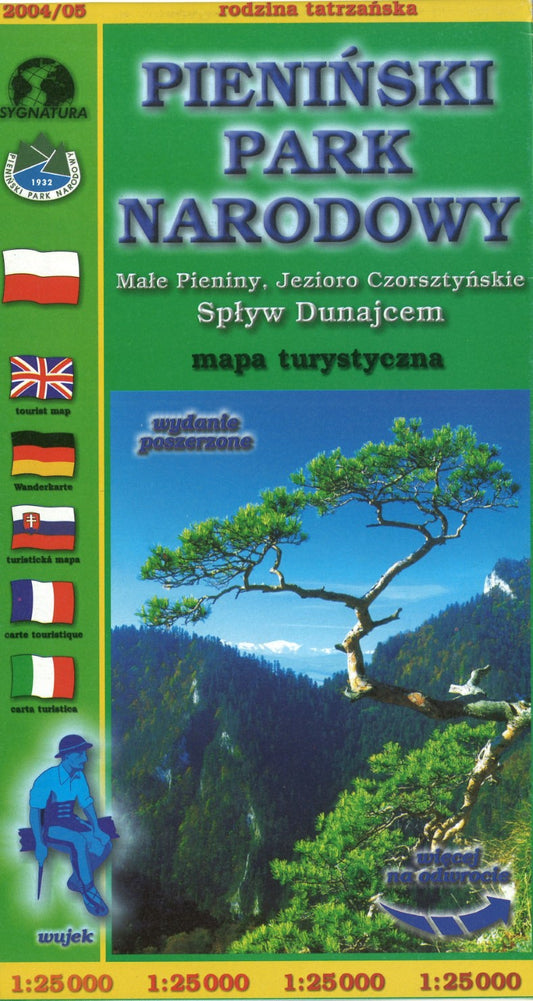 Pieninski Park Narodowy : Mapa Turystyczna 1:25,000
