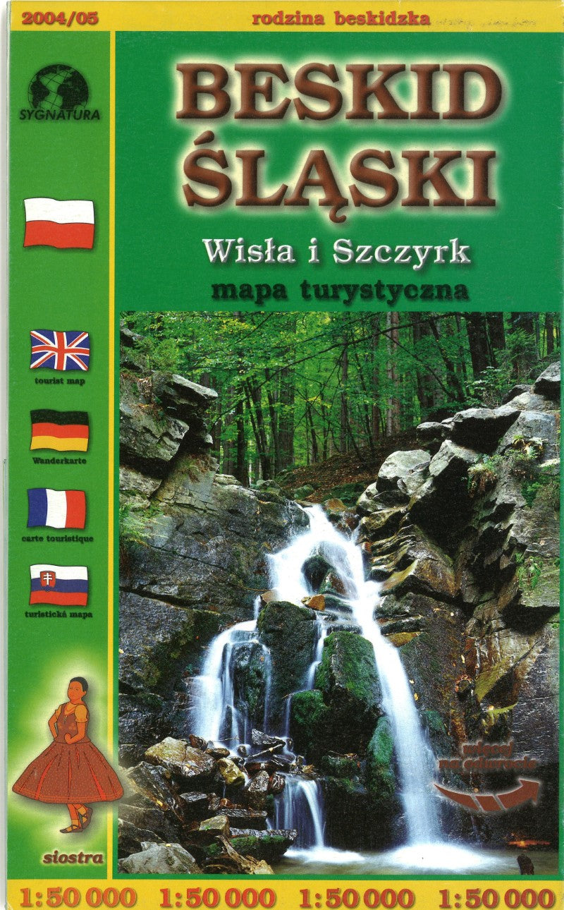 Beskid Sladski Mapa Turystyczna