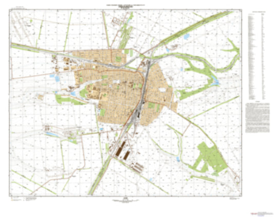 Synelnykove (Ukraine) - Soviet Military City Plans