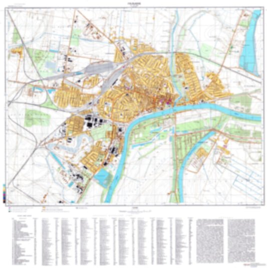 Szolnok (Hungary) - Soviet Military City Plans