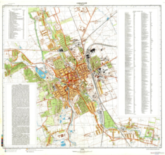 Szombathei (Hungary) - Soviet Military City Plans