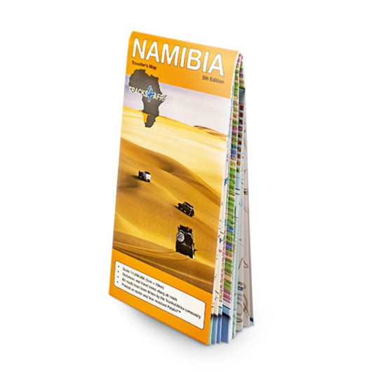 Road Map of Namibia