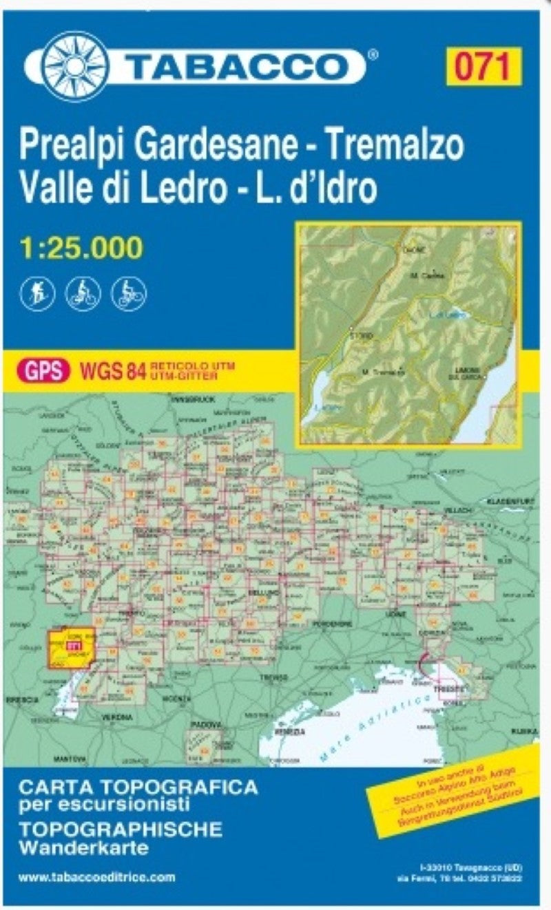 Prealpi Gradesane - Tremalzo : Valle di Ledro - L. d'ldro