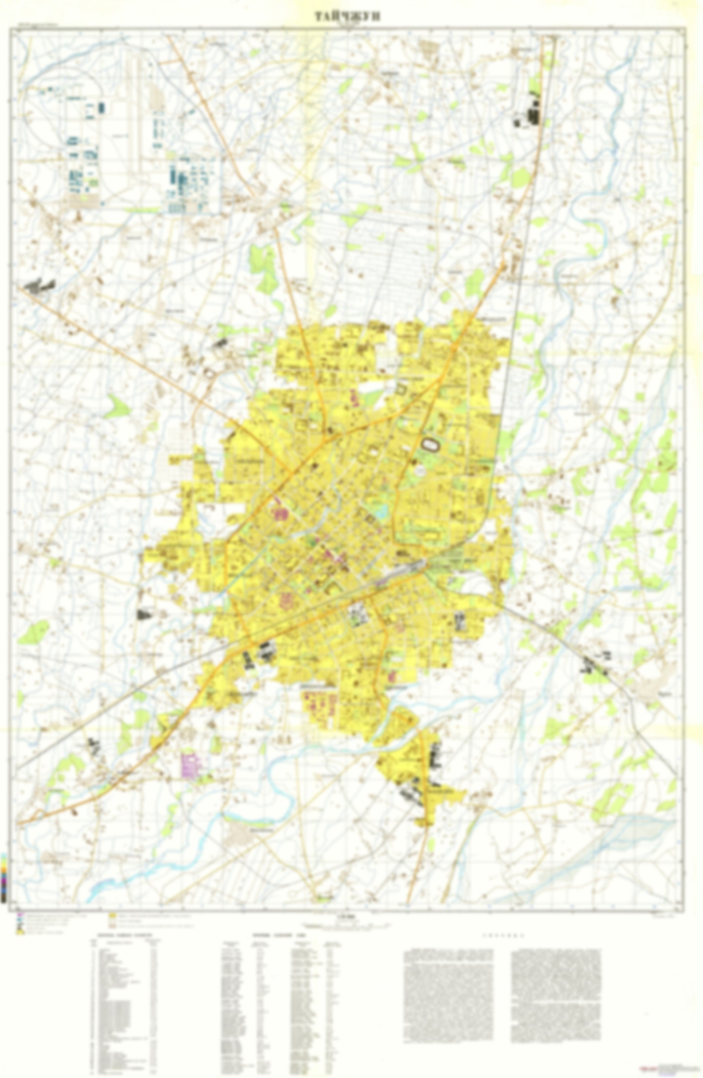 Taichung (Taiwan) - Soviet Military City Plans