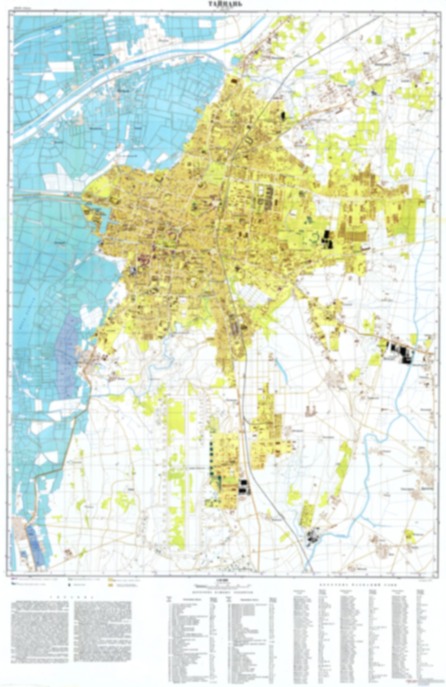 Tainan (Taiwan) - Soviet Military City Plans