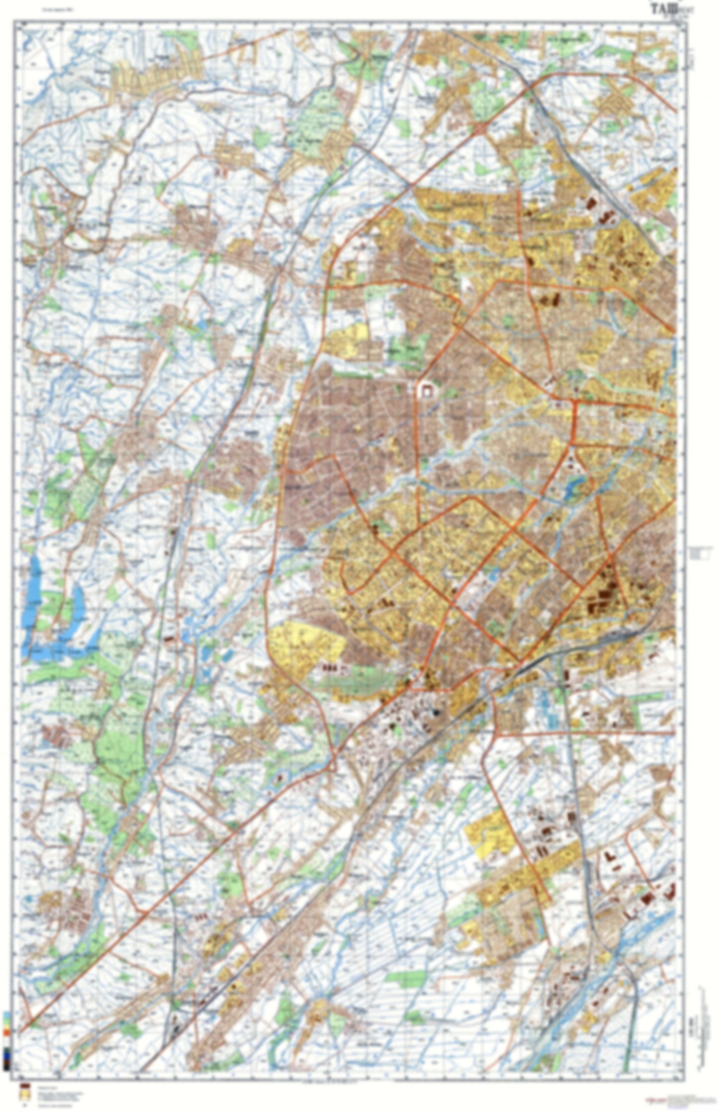 Tashkent 1 (Uzbekistan) - Soviet Military City Plans