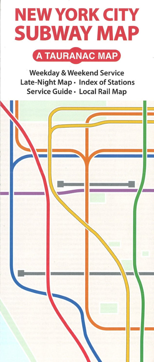 New York City 2026 Folded Subway Map