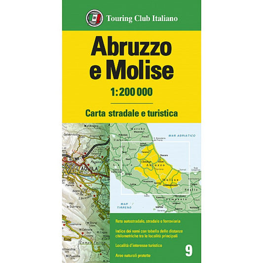 Abruzzo e Molise : carta stradale e turistica 1: 200 000 Road Map