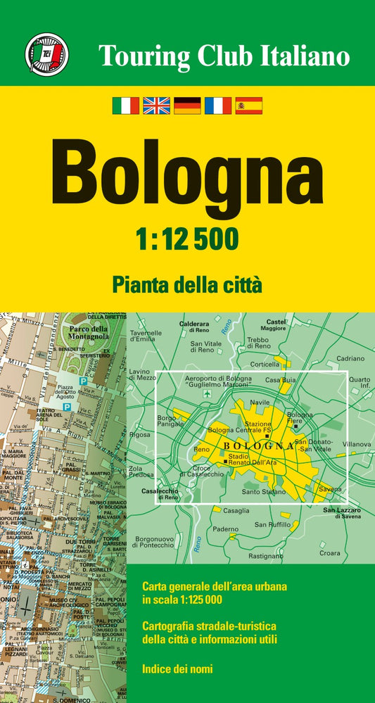 Bologna 1:12,500 pianta della citta