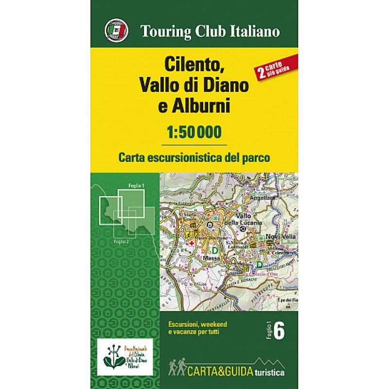 Cilento National Park Hiking Map Bundle: 2 Maps + Guide