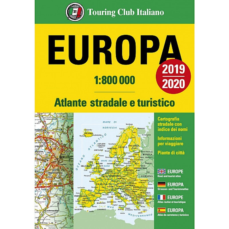 Europa : atlante stradale e turistico 1:800,000