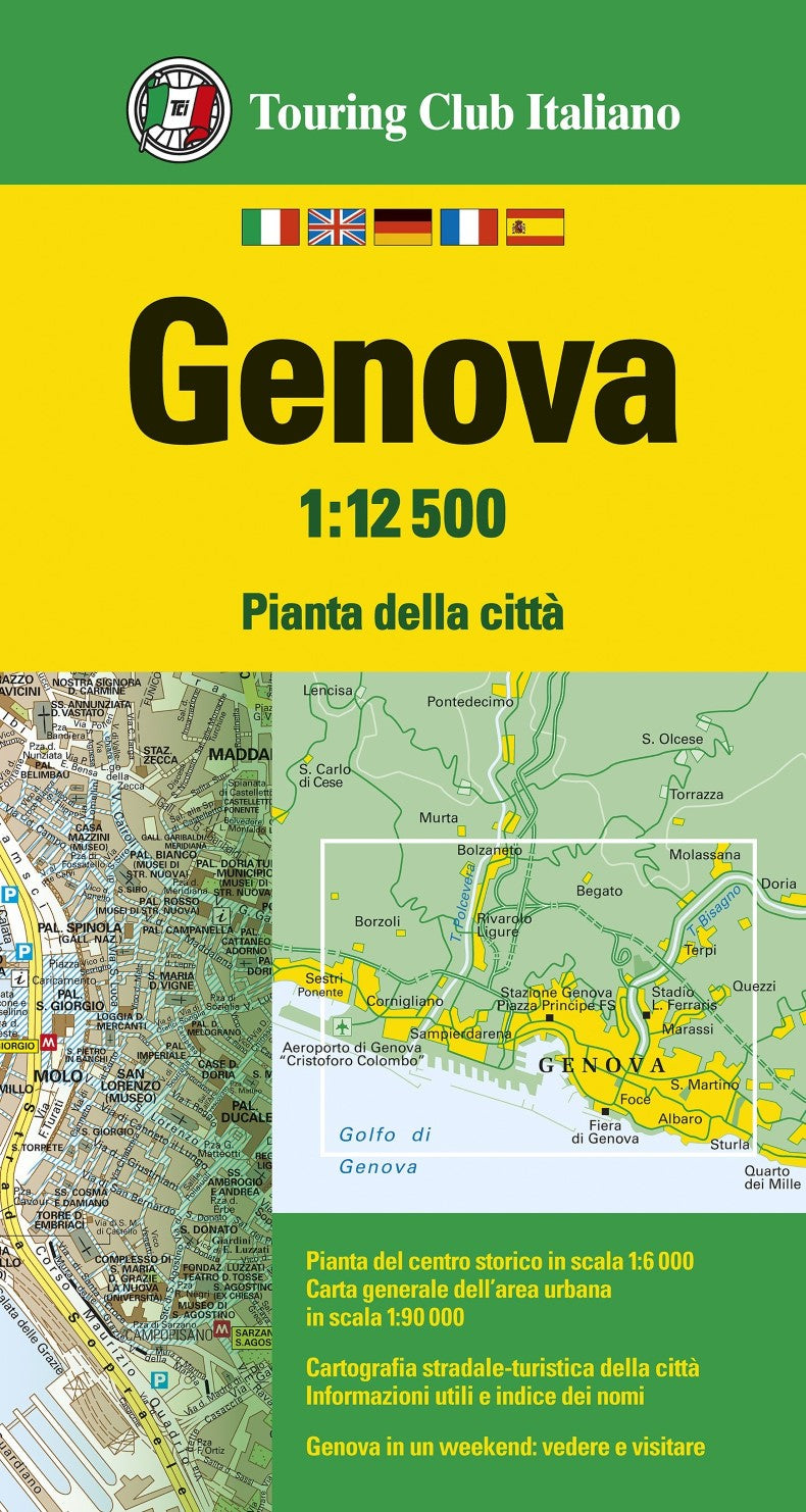 Genova : pianta della città = Genoa : map of the city = Genua : stadtplan = Gênes : plan de la ville = Génova : mapa de la ciudad