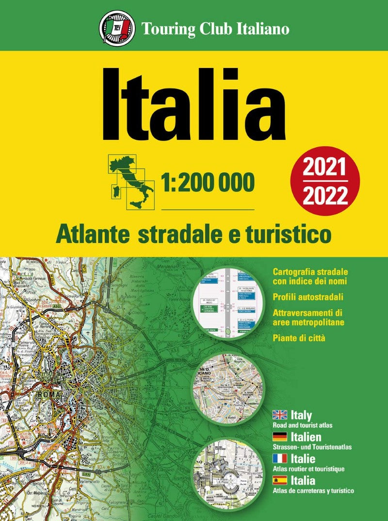 Italia : atlante stradale 1:200 000 (2021/2022) - Softcover (Box Set)